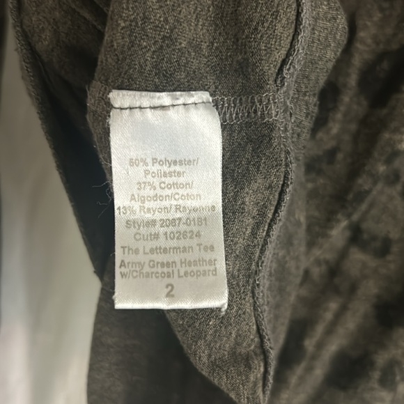 Current Elliot Heather leopard shirt - Picture 4 of 4